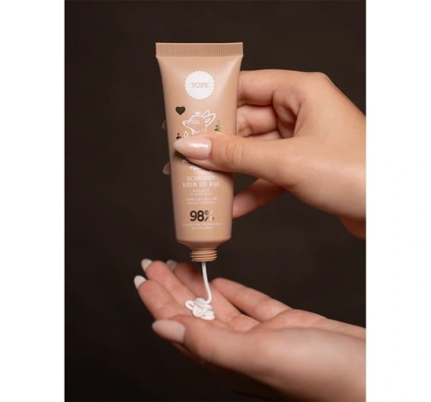 YOPE Zimowy Nastrój – Ochronny Krem do Rąk z Masłem Cupuaçu, Olejem Moringa i Pantenolem – 50 ml