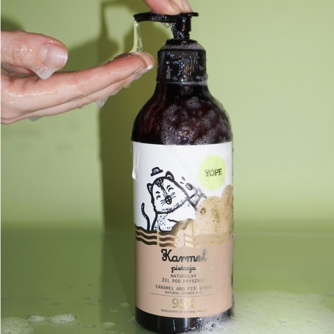 YOPE Zestaw 3 Żeli pod Prysznic – Jaśmin i Tonka, Karmel i Pistacja, Śliwka i Szafran – 3 × 400 ml