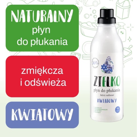 ZIELKO Płyn do płukania KWIATOWY 1000 ml