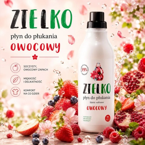 ZIELKO Płyn do płukania OWOCOWY 1000 ml