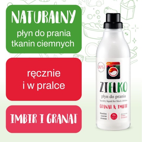 ZIELKO Płyn do prania tkanin czarnych i ciemnych 1000 ml